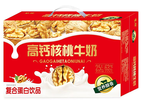 高鈣核桃牛奶復合蛋白飲品禮盒
